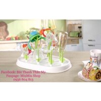 Giá phơi bình sữa & phụ kiện có nắp đậy
