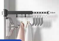 Giá Phơi Đồ Áo Ban Công Chung Cư, Giàn Treo Quần Áo 2 Nấc đa năng Trong Nhà  Gấp Gọn Thông Minh Dễ Lắp Ráp (Mã QA05)