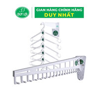 GIÁ PHƠI ĐỒ XẾP GẮN TƯỜNG - QUÀ TẶNG 10 MÓC ÁO