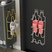 Giá phơi giày ban công Giá Treo Giày phòng khách giá treo dép đi trong nhà vệ sinh giá để đồ treo tường phòng tắm Giá treo nhà đa năng