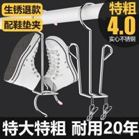 Giá phơi giày siêu thô hiện vật Giá Treo Giày Đế móc treo ban công gia dụng giá phơi Giày ngoài trời sân thượng