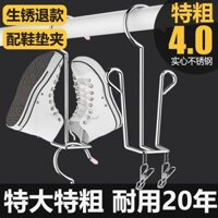 Giá phơi giày siêu thô hiện vật Giá Treo Giày Đế móc treo ban công gia dụng giá phơi Giày ngoài trời sân thượng