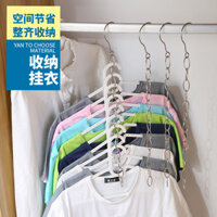 Giá phơi quần áo bằng thép không gỉ, dây treo quần áo, dây thép chống trượt, chống gió, móc treo quần áo, vòng treo