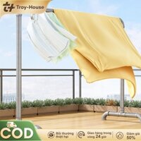 Giá phơi quần áo,Ống thép Cây phơi đồ Siêu mạnh sào treo quần áo,cây phơi quần áo ổn định và bền Chịu tải mạnh