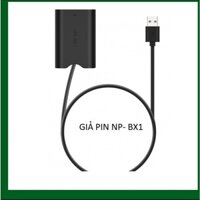 GIẢ PIN KINGMA USB TO SONY NP-BX1 DUMMY BATTERY