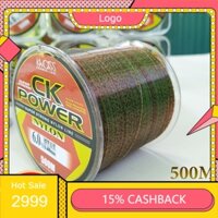 [Giá rẻ] ( ) Cước câu cá tàng hình dây câu cá Nylon CK power 500m tải cá tốt dùng làm dây trục câu cá CK500 ( ) -giá rẻ-