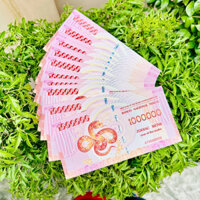 [GIÁ RẺ] [100 TỜ] Tờ Tiền Con Rắn Macao 1 Triệu Lì Xì Tết Ất Tỵ Lưu Niệm - Phong Thuỷ May Mắn - Có Bảo An