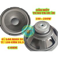 GIÁ RẺ BẤT NGỜ-LOA BASS 30 TỪ 100MM GÂN MÚT MÀNG SÓNG - GIÁ 1 CẶP - CỦ LOA RỜI