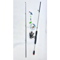 [Giá rẻ] bộ cần câu lure daiwa Ngọn Độ Cứng ML. màu đen trắng