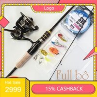 [Giá rẻ] Bộ cần câu lure máy đứng carbon + máy câu Deukio AC4000 tặng nhiều phụ kiện dùng ngay mã BCM12 -giá rẻ-