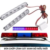 (GIÁ RẺ) Bộ đèn led 113 chớp nháy xanh đỏ 12 tim mẫu mới sáng mạnh lắp xe máy ô tô chống nước