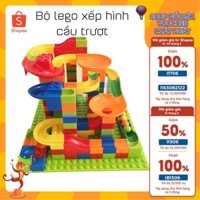 [GIÁ RẺ] Bộ Xếp hình Lego Cầu Trượt Thả Bi - Bộ Lego 168 chi tiết sáng tạo cho bé