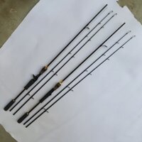 [Giá rẻ] cần câu lure FishingFans gồm 2 ngọn M-MH. chất liệu cacbon. khoen sic cao cấp