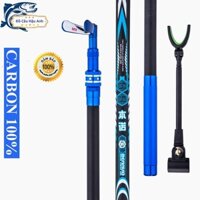 [Giá Rẻ] Chống Cần Câu Đài Gác Cần Câu Đài Carbon Cao Cấp KK-14 - docau150