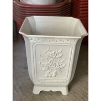 (Giá Rẻ) Combo 2 Chậu nhựa vuông tứ quý cao cấp trồng hoa, cây cảnh size đại 50x42cm