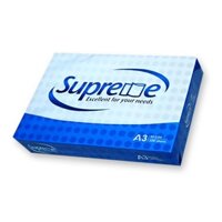 [GIÁ RẺ] Giấy in A3 Supreme ĐL80gsm - Xuất xứ Thái Lan (500 tờ/tập)