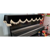 ⚡[GIÁ RẺ HÀNG CHẤT LƯỢNG]⚡Khăn Phủ Đàn Piano Cơ Vải Nhung Màu Đen