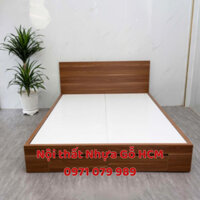 [GIÁ RẺ HCM] Giường ngủ gỗ MDF 2 hộc kéo hiện đại