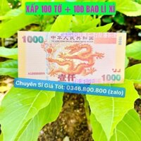 [GIÁ RẺ] [HOT] [100 TỜ] Tiền Lưu Hình Con Rồng Hồng Kông Tết 2024 Phong Thuỷ May Mắn Do Trung Quốc Phát Hành