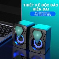 (Giá rẻ kịch cỡ) Loa máy tính pc, laptop mini 5.0 Speaker  - Loa vi tính mini LED RGB | Bảo hành 12 Tháng |