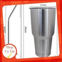 [Giá Rẻ] Ly giữ nhiệt Thái Lan 900ml Chọn kèm Túi+Ống hút bình cốc cách nhiệt inox