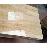 /Giá rẻ/ Mặt bàn gỗ thịt , mặt bàn gỗ cao su dài 100cm rộng 60cm,65cm,70cm,75cm,... phun bóng 2 mặt