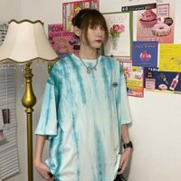 (Giá rẻ nhất) áo thun mùa hè buộc dây nhuộm ， kiểu dáng rộng rãi, vải chất lượng cao ， rất phổ biến ， m-2xl