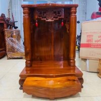 GIÁ RẺ NHẤT- BÀN THỜ ÔNG ĐỊA TỦ THỜ THẦN TÀI GỖ TRÀM TO ĐẸP NGANG 58cm
