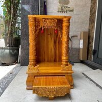 GIÁ RẺ NHẤT- BÀN THỜ ÔNG ĐỊA THẦN TÀI GỖ XOAN ĐÀO SIZE 42/68cm GỖ TRANG TRÍ TRANG TRÍ NHÀ DECOR DECOR PHÒNG NHÀ TRANH