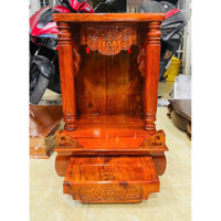 GIÁ RẺ NHẤT- Bàn thờ ông địa thần tài gỗ tràm cột trụ tròn rẻ đẹp, hàng dày dặn chắc chắn bao xài