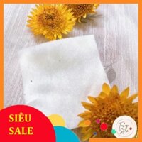 Giá Rẻ Nhất Bông tẩy trang Muji Cotton Ecru hữu cơ 180 miếng