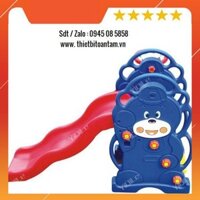 giá rẻ nhất -  Cầu trượt hình con voi cho bé có ném bóng rổ giá tốt siêu bền