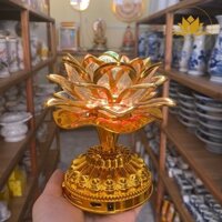 [Giá Rẻ Nhất] Đèn Hoa Sen Tụng Kinh - Đèn Led 7 Màu
