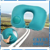 [GIÁ RẺ NHẤT] GỐI KÊ CỖ CATAN CHỮ U BƠM HƠI KHÔNG CẦN TỰ THỔI – KC01-GBHU