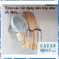 [GIÁ RẺ NHẤT] KỆ TREO, MÓC TREO, GIÁ TREO DÁN TƯỜNG THAU RỔ CHẬU, VẬT DỤNG NHÀ BẾP SIÊU TIỆN LỢI GD285-GiaTreoRo