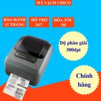 [GIÁ RẺ NHẤT] Máy in mã vạch Zebra GX430T (300dpi) USB+LAN-Chất lượng in rõ nét