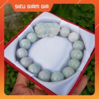 [Giá Rẻ Nhất] Vòng Tay Tỳ Hưu Đá Ngọc Phỉ Thúy 14mm