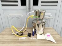 GIÁ RẺ - Nồi chưng cất tinh dầu 12 lít inox 201 dùng bếp từ, gas, than, củi