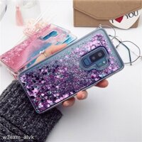 Giá Rẻ Ốp điện thoại cát lỏng phối kim sa lấp lánh cho Samsung Galaxy J8 A6 A8 Plus 2018 S8 S9 Plus