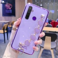 Giá Rẻ Ốp điện thoại silicon mềm gắn dây đeo cổ tay hình trái tim cho realme 5 pro c3 5s 5i