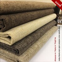 Giá Rẻ Seckill Sofa Vải Dày Màu Vải Thoáng Khí Thô Vải Lanh Cotton Vải Lanh Cứng Khăn Trải Bàn Cũ Thô Vải Thanh