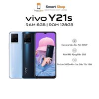 [Giá rẻ sô 1] Điện thoại Vivo Y21s (4GB/128GB) - Đại lý phân phối chính hàng - Bảo hành 24 tháng