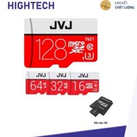 ⚡giá rẻ⚡ Thẻ nhớ 128Gb/64Gb/32Gb/16Gb JVJ Pro U3 Class10 kèm ADAPTER MicroSD – chuyên dụng cho CAMERA tốc độ cao 100Mb/s