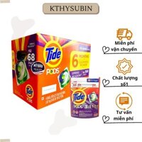 [GIÁ RẺ] Viên giặt quần áo Tide Mỹ Pods 4 in 1 loại 26 viên bỏ thẳng vào máy giặt tự tan trong nước tiết kiệm t