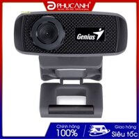 [Giá rẻ vô địch]Webcam Genius Facecam 1000X 720P có mic- Hỗ trợ tốt cho việc học online (Hàng chính hãng, BH 12 tháng)