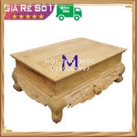 (Giá Rẻ)Bàn thờ mâm xà để đồ thờ cúng gỗ mít cao 23cm
