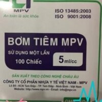 [GIÁ RẺ]Bơm tiêm MPV 5ml hộp100 chiếc