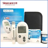 (Giá Rẻ)Máy Đo Đường Huyết Sinocare Safe Acc(50 Que Và 50 Kim)