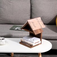 Giá Sách Bằng Gỗ Để Bàn Tam Giác Thư Mục Sách Giá Đọc Đầu Giường Nổi Kệ gỗ Chắc Chắn Tạp Chí Giá Để Sách