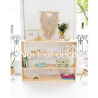 GIÁ SÁCH GỖ ĐỂ SÀN,KỆ ĐỰNG ĐỒ CHƠI CHO BÉ KẾT HỢP KỆ GIÀY DÉP ĐA NĂNG